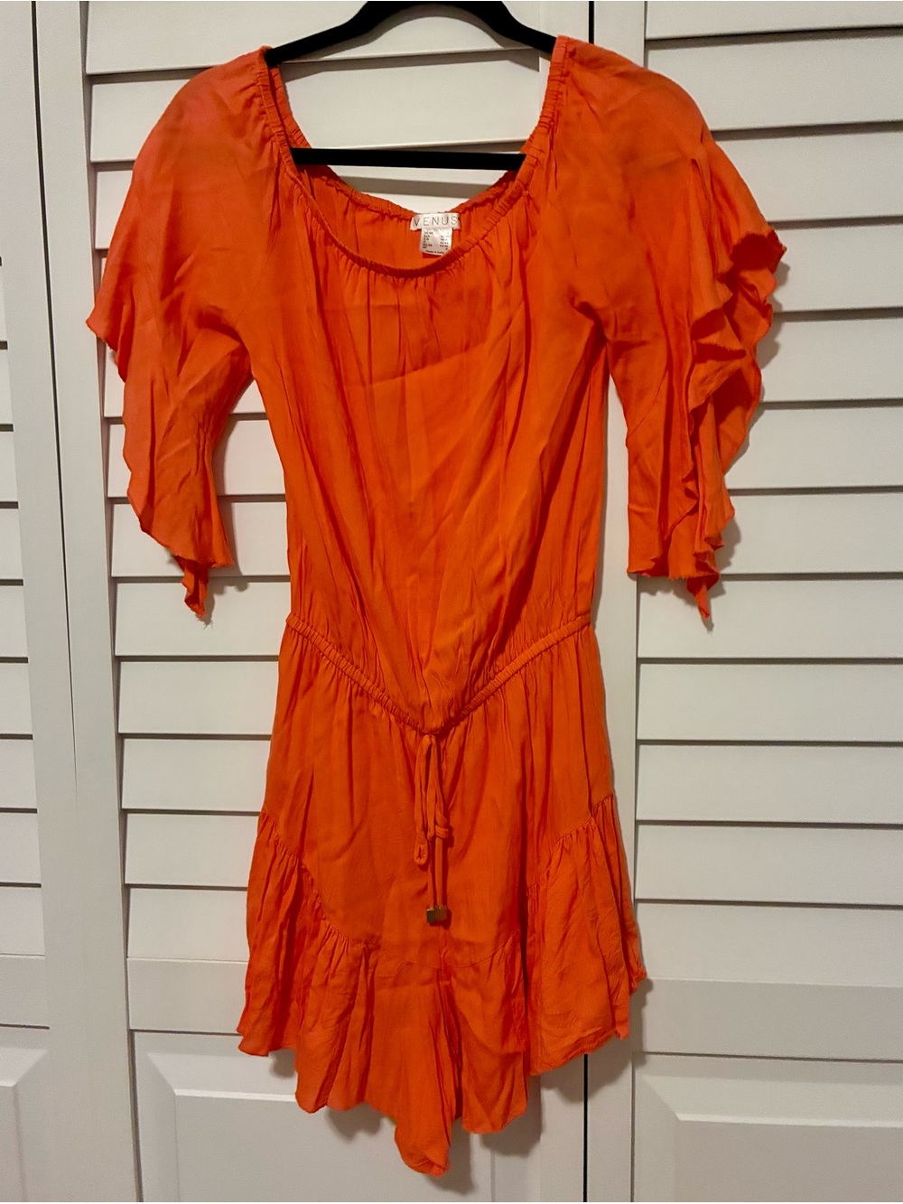 VENUS Orange Coverup - Romper